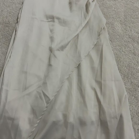 Champagne white prom/formal dress - Picture 3 of 8